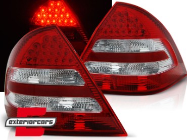 LED stražnja svjetla (crvena/kristal) / Mercedes C-klasa W203 Facelift (2004-2007) limuzina, LDME37