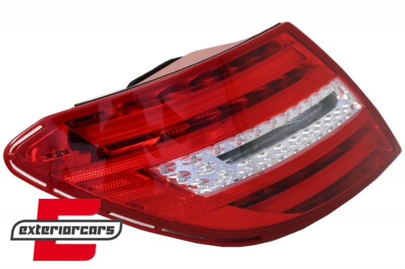 LED stražnja svjetla (crvena/kristal) / Mercedes C-klasa W204 limuzina (2007-2010), LDME64