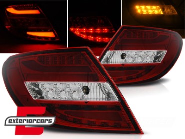 LED stražnja svjetla (crvena/kristal) / Mercedes C-klasa W204 limuzina (2007-2010), LDME68