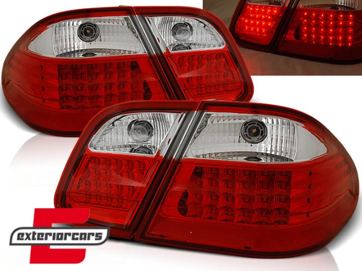 LED stražnja svjetla (crvena/kristal) / Mercedes CLK W208 (1997-2002), LDME09