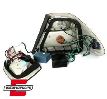 LED stražnja svjetla (crvena/kristal) / Mercedes CLK W208 (1997-2002), LDME09