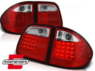 LED stražnja svjetla (crvena/kristal) / Mercedes E-klasa S210 karavan (1995-2002), LDME10