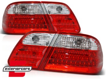 LED stražnja svjetla (crvena/kristal) / Mercedes E-klasa W210 (1995-2002), LDME01