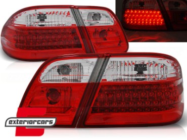 LED stražnja svjetla (crvena/kristal) / Mercedes E-klasa W210 (1995-2002), LDME28
