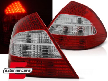 LED stražnja svjetla (crvena/kristal) / Mercedes E-klasa W211 limuzina (2002-04.2006), LDME19