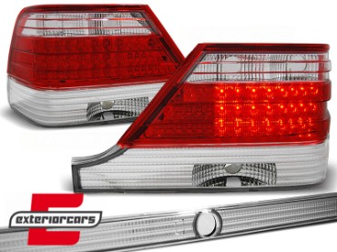 LED stražnja svjetla (crvena/kristal) / Mercedes S-klasa W140 (1995-10.1998), LDME30