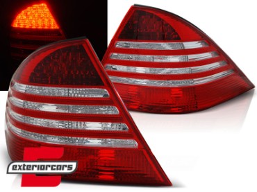 LED stražnja svjetla (crvena/kristal) / Mercedes S-klasa W220 (1998-2005), LDME48