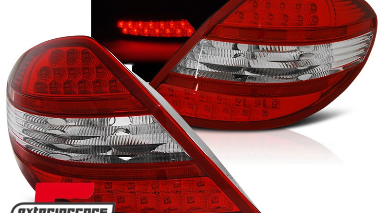 LED stražnja svjetla (crvena/kristal) / Mercedes SLK R171 (2004-2011), LDME56