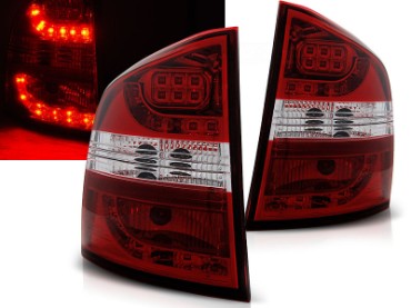 LED stražnja svjetla (crvena/kristal) / SKODA Octavia II 1Z Kombi (2004-2012), LDSK03