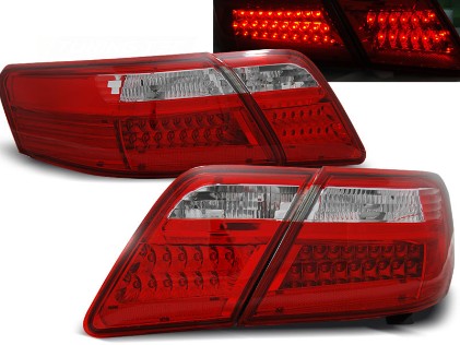 LED stražnja svjetla (crvena/kristal) / Toyota Camry 6 XV40 (2006-2009), LDTO04