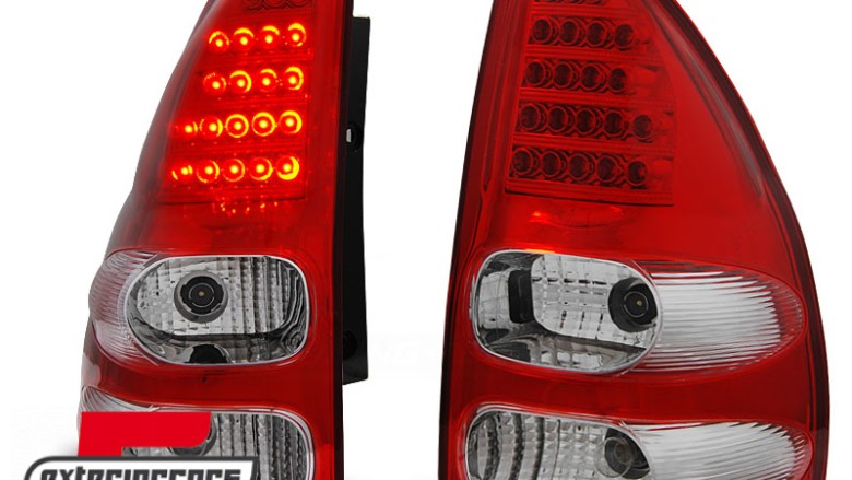 LED stražnja svjetla (crvena/kristal) / Toyota Land Cruiser FJ120 (2003-2008), LDTO07