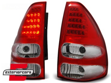 LED stražnja svjetla (crvena/kristal) / Toyota Land Cruiser FJ120 (2003-2008), LDTO07
