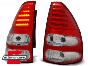 LED stražnja svjetla (crvena/kristal) / Toyota Land Cruiser FJ120 (2003-2008), LDTO10