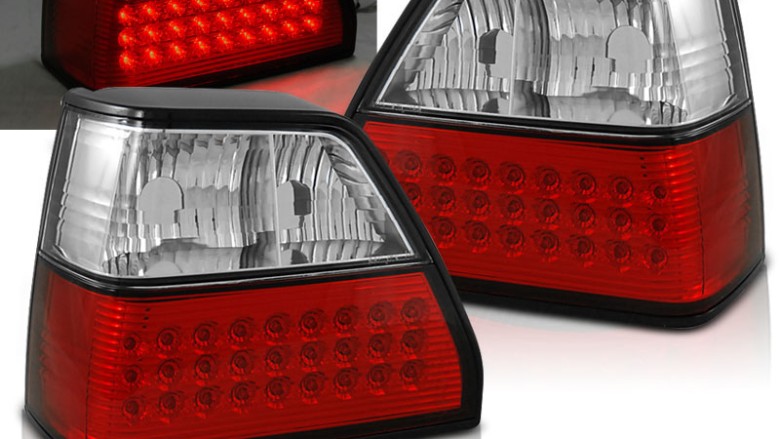 LED stražnja svjetla (crvena/kristal) / Volkswagen Golf 2 (08.1983-08.1991), LDVW33