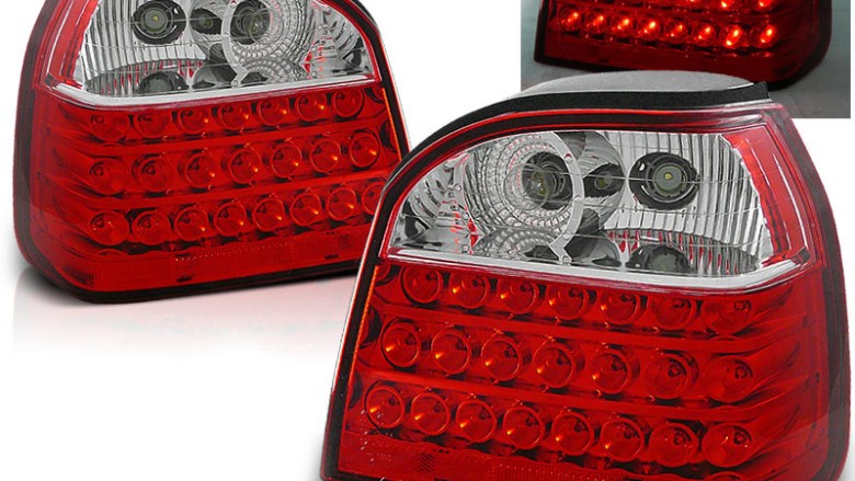 LED stražnja svjetla (crvena/kristal) / Volkswagen Golf 3 (09.1991-08.1997), LDVW10
