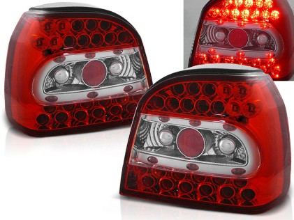 LED stražnja svjetla (crvena/kristal) / Volkswagen Golf 3 (09.1991-08.1997), LDVW13