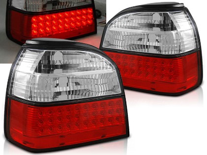 LED stražnja svjetla (crvena/kristal) / Volkswagen Golf 3 (09.1991-08.1997), LDVW35