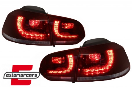 LED stražnja svjetla (crvena/kristal) / Volkswagen Golf VI (2008-2013), LDVW70