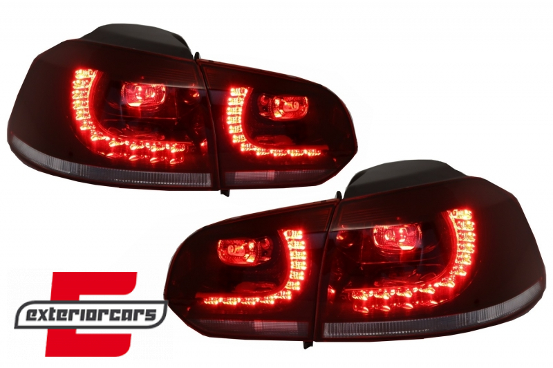 LED stražnja svjetla (crvena/kristal) / Volkswagen Golf VI (2008-2013), LDVW70