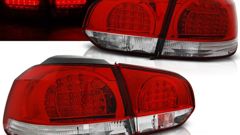 LED stražnja svjetla (crvena/kristal) / Volkswagen Golf VI (2008-2013), LDVWB5
