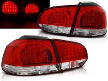 LED stražnja svjetla (crvena/kristal) / Volkswagen Golf VI (2008-2013), LDVWB5