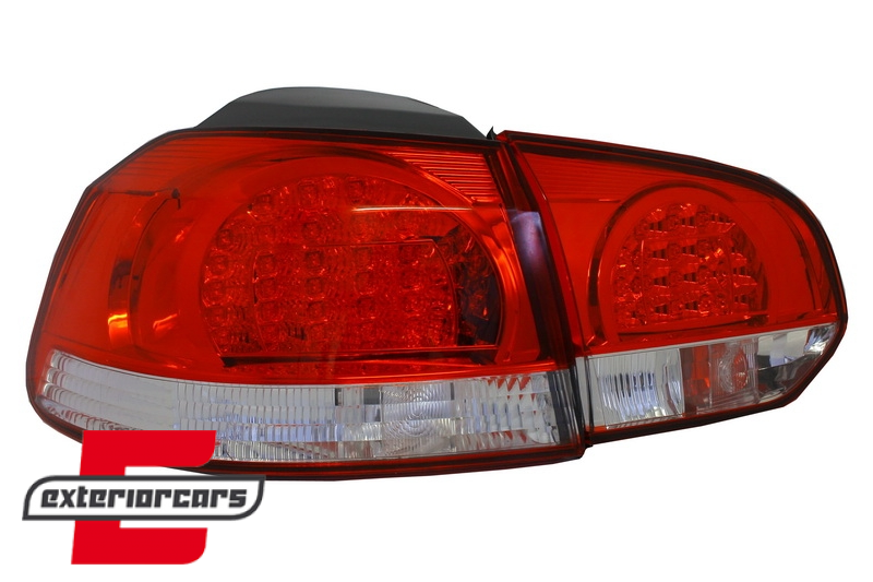 LED stražnja svjetla (crvena/kristal) / Volkswagen Golf VI (2008-2013), LDVWB5
