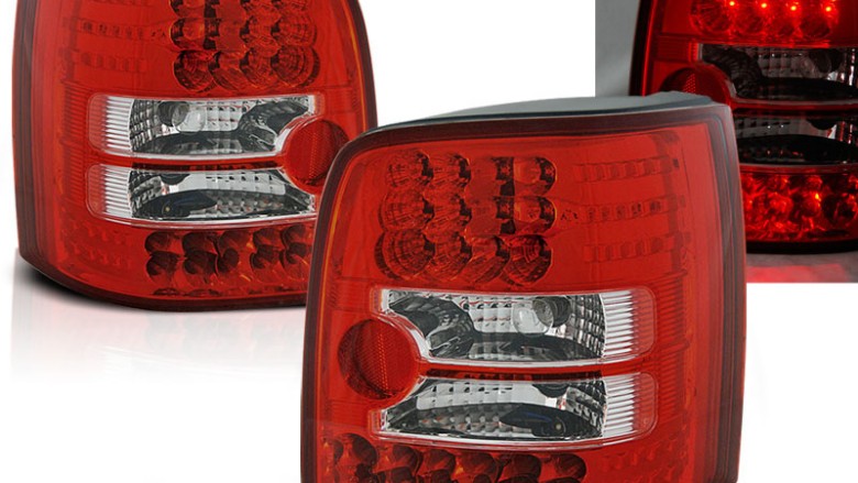 LED stražnja svjetla (crvena/kristal) / Volkswagen Passat B5 3B (11.1996-08.2000), LDVW17