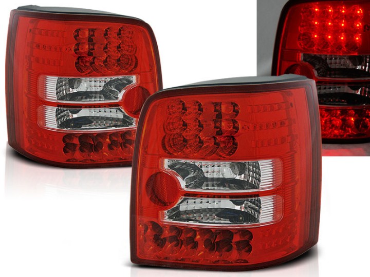 LED stražnja svjetla (crvena/kristal) / Volkswagen Passat B5 3B (11.1996-08.2000), LDVW17