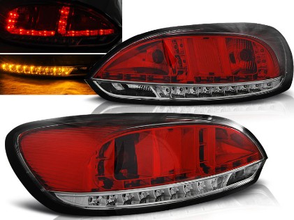 LED stražnja svjetla (crvena/kristal) / Volkswagen Scirocco III (2008-04.2014), LDVWC3