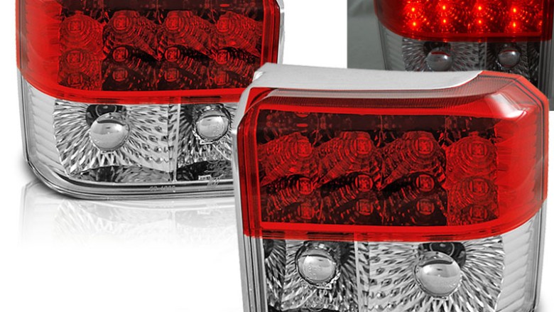 LED stražnja svjetla (crvena/kristal) / Volkswagen T4 (1990-03.2003), LDVW25