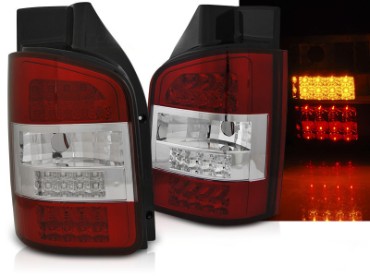 LED stražnja svjetla (crvena/kristal) / Volkswagen T5 (04.2003-2009), LDVWK6