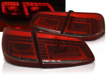 LED stražnja svjetla (crvena/kristal) / VW Passat 3C GP karavan (2011-2015), LDVWE0