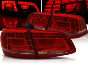 LED stražnja svjetla (crvena/kristal) / VW Volkswagen Passat B7 limuzina (2010-2014), LDVWD5