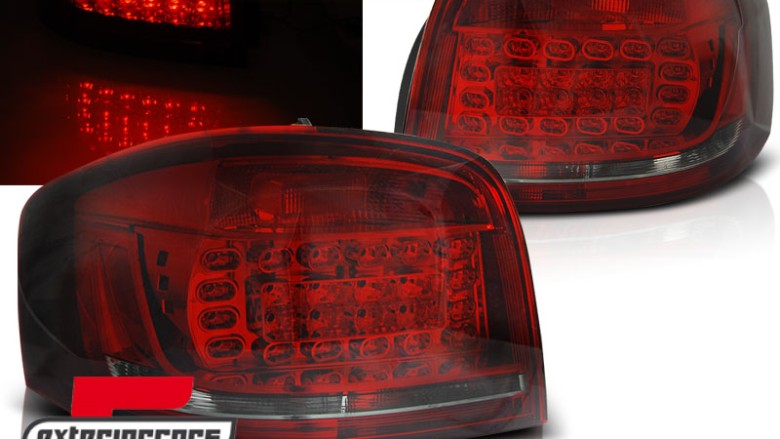 LED stražnja svjetla (crvena/smoke) / Audi A3 8P Hatchback (2008-2012) 3 vrata, LDAUB7