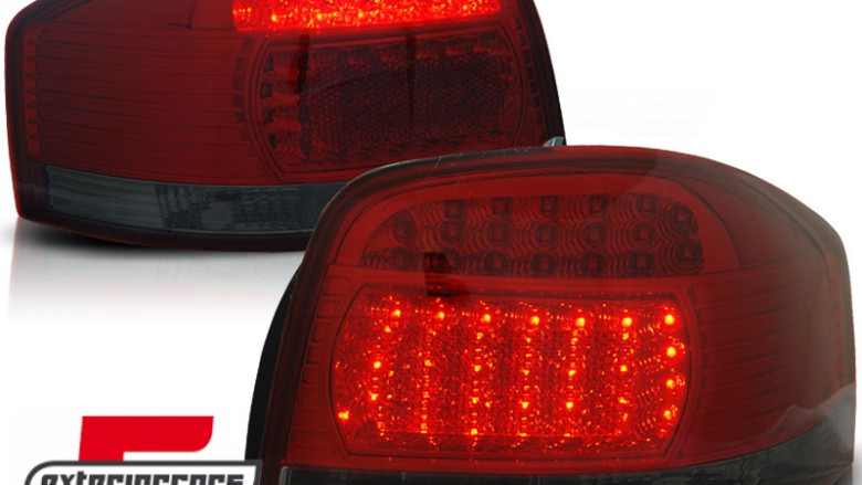 LED stražnja svjetla (crvena/smoke) / Audi A3 Hatchback 3V (2003-2008), LDAU67