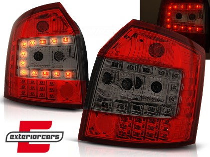 LED stražnja svjetla (crvena/smoke) / Audi A4 B6 (2000-2004) karavan, LDAU35