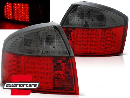 LED stražnja svjetla (crvena/smoke) / Audi A4 B6 (2000-2004) limuzina, LDAU80