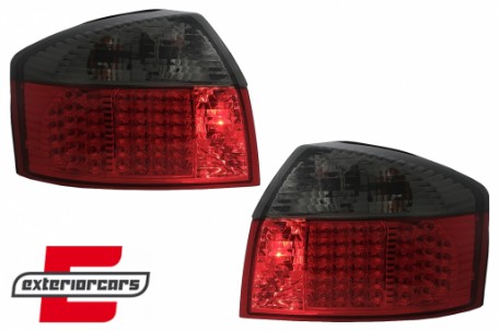 LED stražnja svjetla (crvena/smoke) / Audi A4 B6 (2000-2004) limuzina, LDAU80