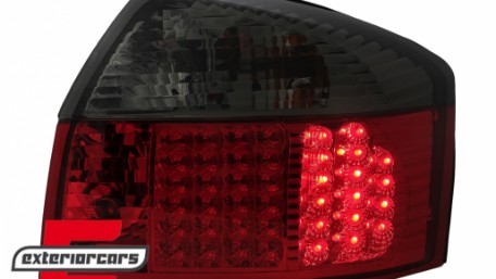 LED stražnja svjetla (crvena/smoke) / Audi A4 B6 (2000-2004) limuzina, LDAU80