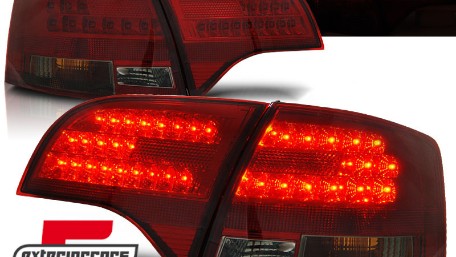 LED stražnja svjetla (crvena/smoke) / Audi A4 B7 (2004-2008) karavan, LDAU61