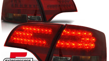 LED stražnja svjetla (crvena/smoke) / Audi A4 B7 (2004-2008) karavan, LDAU61