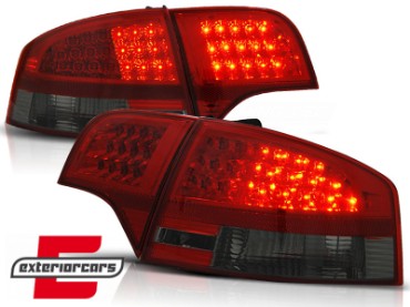 LED stražnja svjetla (crvena/smoke) / Audi A4 B7 (2004-2008) limuzina, LDAU54