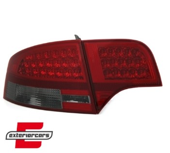 LED stražnja svjetla (crvena/smoke) / Audi A4 B7 (2004-2008) limuzina, LDAU54