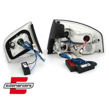 LED stražnja svjetla (crvena/smoke) / Audi A4 B7 (2004-2008) limuzina, LDAU54