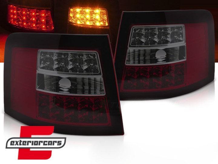 LED stražnja svjetla (crvena/smoke) / Audi A6 4B C5 karavan (1997-2004), LDAUJ0