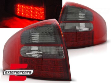 LED stražnja svjetla (crvena/smoke) / Audi A6 C5 limuzina (1997-2004), LDAU78