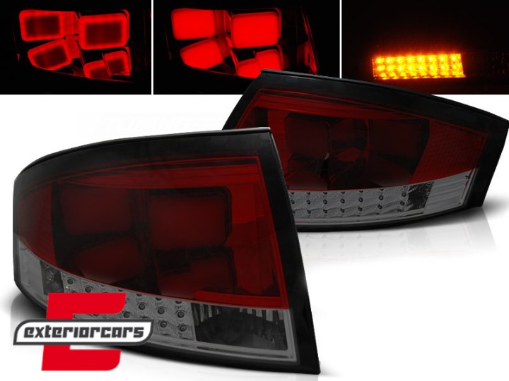 LED stražnja svjetla (crvena/smoke) / Audi TT 8N (1999-2006), LDAU49