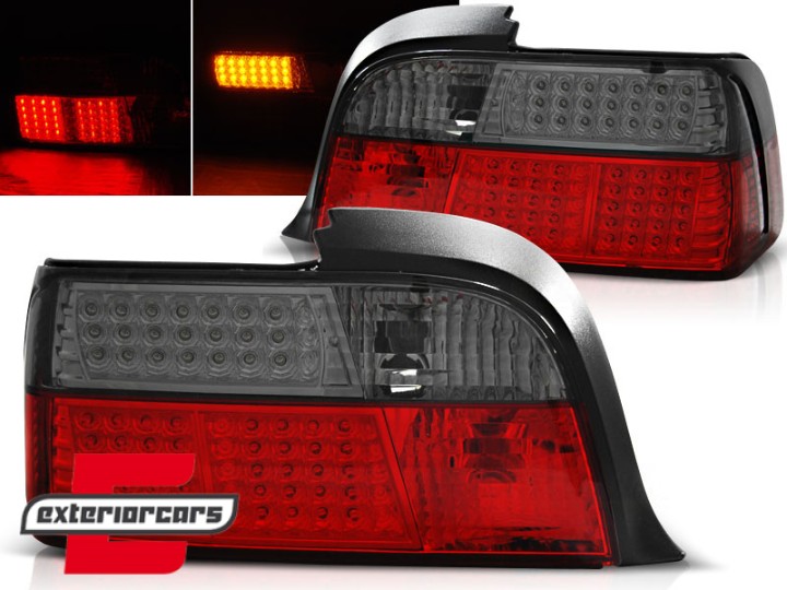 LED stražnja svjetla (crvena/smoke) / BMW serije 3 E36 Coupe Cabrio (1990-1999), LDBM37
