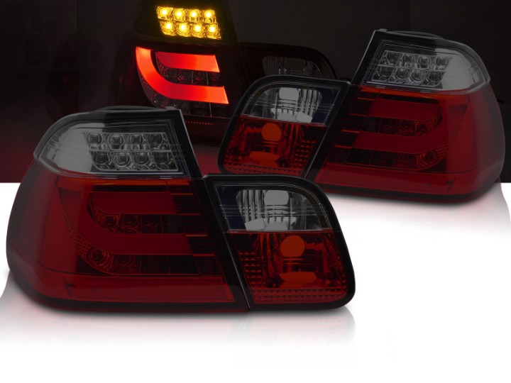 LED stražnja svjetla (crvena/smoke) / BMW serije 3 E46 limuzina (1998-08.2001), LDBMO0