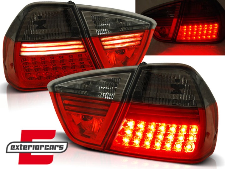 LED stražnja svjetla (crvena/smoke) / BMW serije 3 E90 limuzina (2005-2008), LDBM32